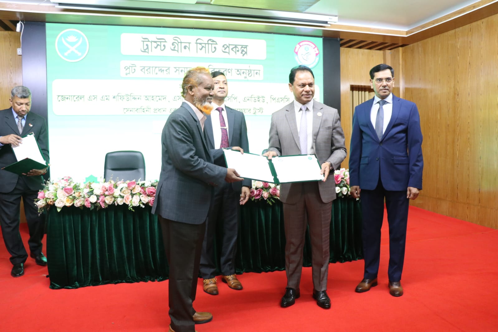 Handover of Plot Certificates by CAS